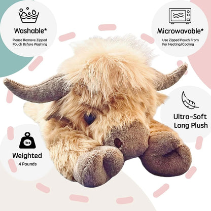 🎁 Dein neues Lieblings-Weihnachtsgeschenk: Das süße Hochlandrind-Kuscheltier! 🐮✨