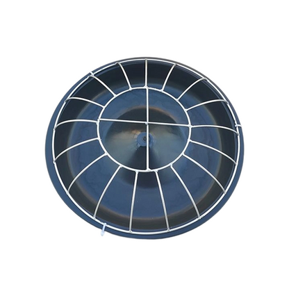 Runde Futterstelle mit großem Fassungsvermögen für Geflügel