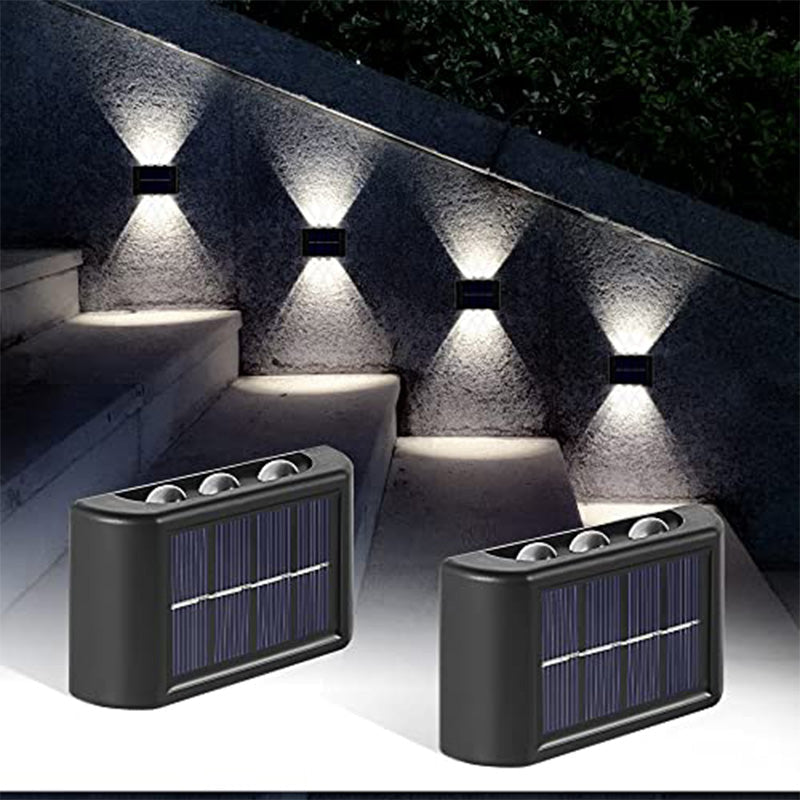 Solarbetriebene Up & Down-Wandleuchte