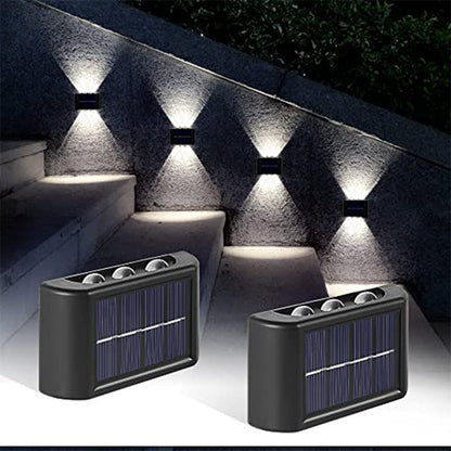 Solarbetriebene Up & Down-Wandleuchte