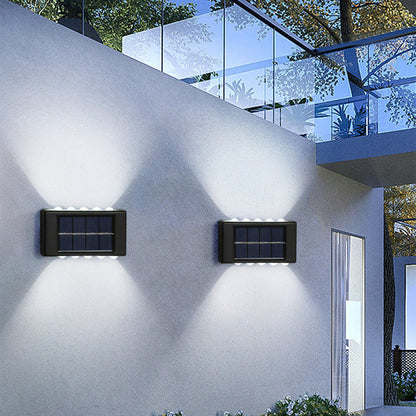 Solarbetriebene Up & Down-Wandleuchte