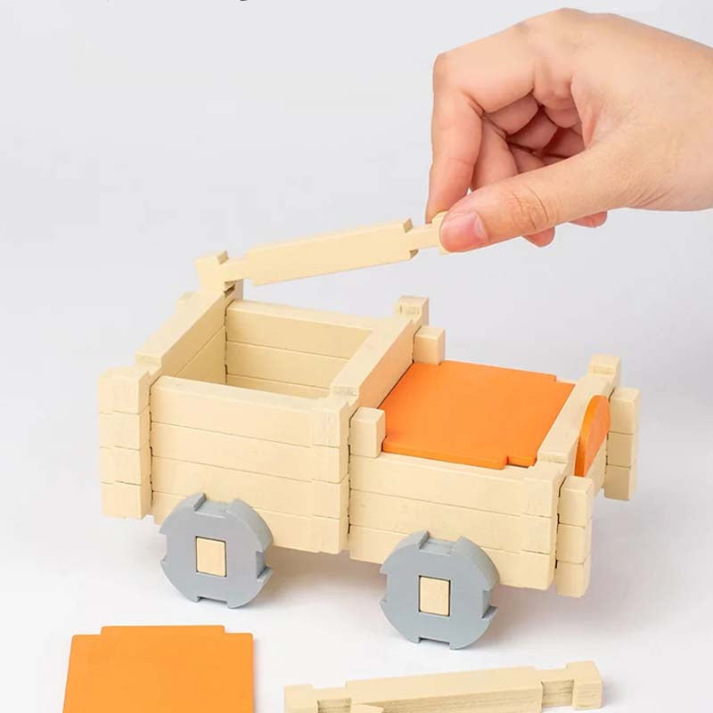 Pädagogische Holzbausteine