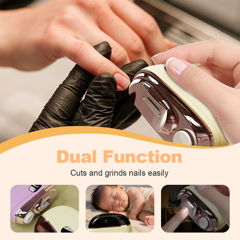 🔥💅 2-in-1-Smart-Elektronagelschere & -Polierer – elektrische Nagelpflege für einfaches Schneiden und Glätten ✂️✨