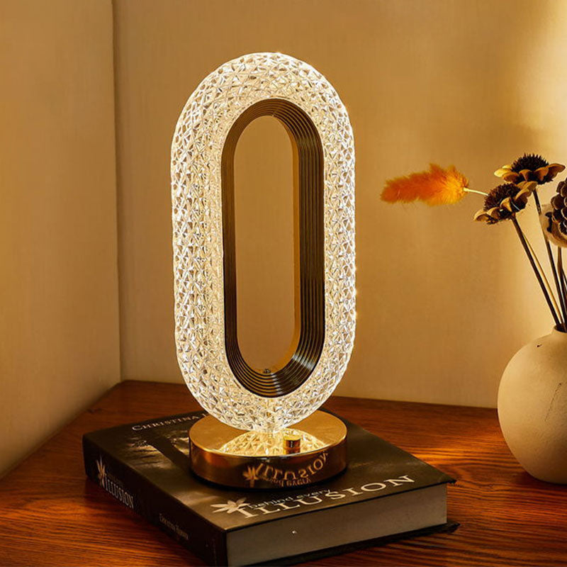 📢📢50% RABATT !!⏰Wiederaufladbare LED-Nachtlichtlampe mit Kristall-Optik, luxuriöses Design für Schlafzimmer & Wohnbereich ✨