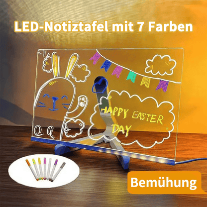 🎄50% Rabatt🎁Kreatives wiederbeschreibbares Acryl-LED-Nachrichtenschild