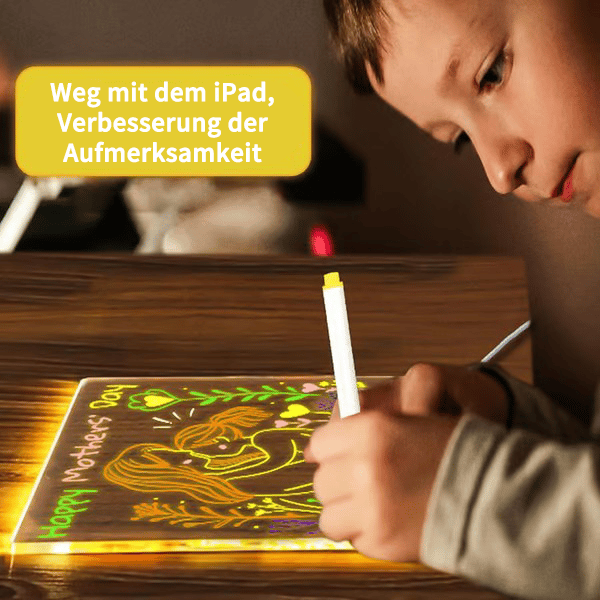 🎄50% Rabatt🎁Kreatives wiederbeschreibbares Acryl-LED-Nachrichtenschild