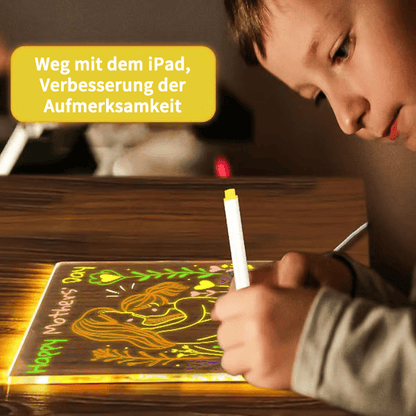 🎄50% Rabatt🎁Kreatives wiederbeschreibbares Acryl-LED-Nachrichtenschild