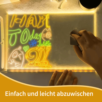 🎄50% Rabatt🎁Kreatives wiederbeschreibbares Acryl-LED-Nachrichtenschild