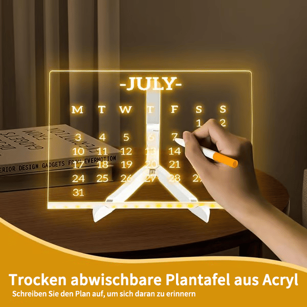 🎄50% Rabatt🎁Kreatives wiederbeschreibbares Acryl-LED-Nachrichtenschild