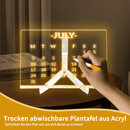 🎄50% Rabatt🎁Kreatives wiederbeschreibbares Acryl-LED-Nachrichtenschild