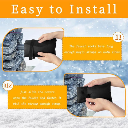 ❄️ 🎁Kaufen Sie 1, erhalten Sie 1 gratis!⚡ Über 50.000 Stück verkauft! ✨ Schutzhüllen für Außenwasserhähne, die vor Winterfrost schützen ❄️
