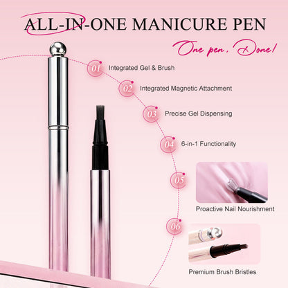 📢📢50 % RABATT !! ⏰All-in-One-Gelstift für Katzenaugen-Nägel