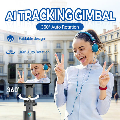 🤖✨ 50 % Rabatt – KI-Stabilisator mit Dual-Aufhelllicht | Automatische Gesichts-/Motivverfolgung, flüssige Stabilisierung, ideal für Live-Streaming und Vlogging 📱🎥