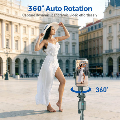 🤖✨ 50 % Rabatt – KI-Stabilisator mit Dual-Aufhelllicht | Automatische Gesichts-/Motivverfolgung, flüssige Stabilisierung, ideal für Live-Streaming und Vlogging 📱🎥