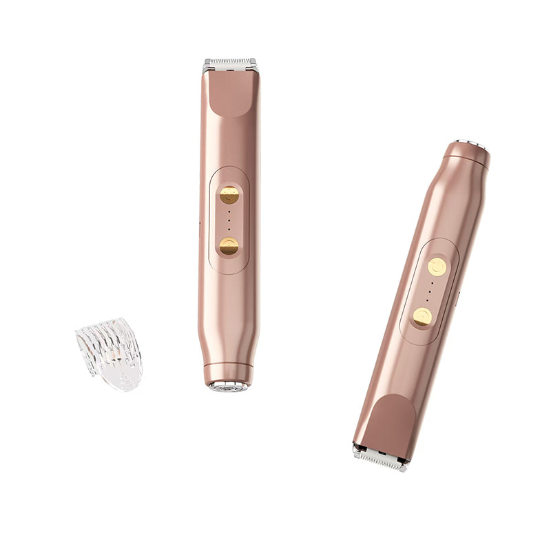 🚨 Pink AUSVERKAUFT !! SCHNELL ZUGREIFEN ⚡ Bikini-Trimmer für Frauen – Elektrischer Rasierer & Epilierer (wiederaufladbar) – 2-in-1 Gerät für Körper & Gesicht, Achseln & Beine – IPX7 wasserdicht