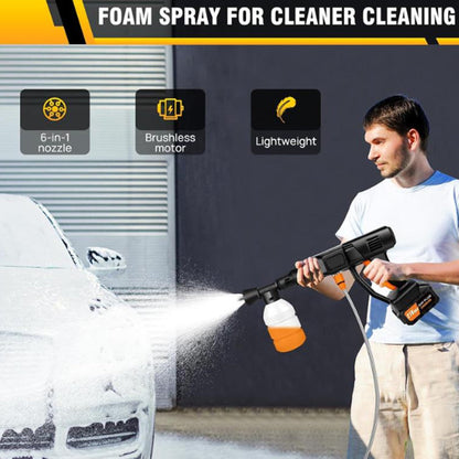 🔫 【Limitiertes Angebot – 50% Rabatt】🚗 Kabelloser Hochdruckreiniger – Akkubetrieben & kompakt – Ideal für Auto, Fahrrad oder Terrasse – mobil, leistungsstark & einfach zu bedienen 💦✨🌿