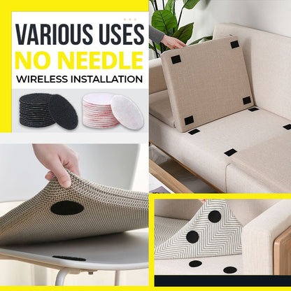 🔥Kaufen Sie 1, erhalten Sie 1 gratis!🛋️ 🎉 Je mehr Sie kaufen, desto mehr sparen Sie! Schluss mit verrutschenden Kissen! Diese rutschfesten Unterlagen halten Sofas, Matratzen und Teppiche an Ort und Stelle: Sie sind langlebig.