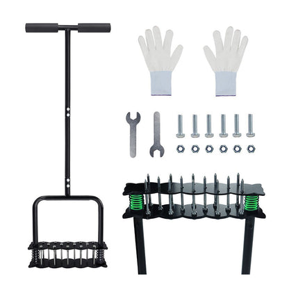 🌱 50% RABATT! ✨ Manueller Rasenbelüfter‑Set, inklusive Montagewerkzeugen und Arbeitsschutzhandschuhen — Karbonstahl, verstellbar & effizient 🏡