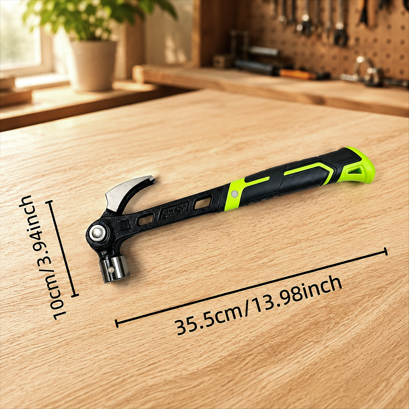 🔨50% RABATT⏰Geschmiedeter Krallenhammer, verstellbar, robust für Heimwerkerarbeiten🏠🛠️
