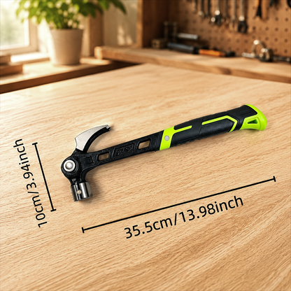 🔨50% RABATT⏰Geschmiedeter Krallenhammer, verstellbar, robust für Heimwerkerarbeiten🏠🛠️