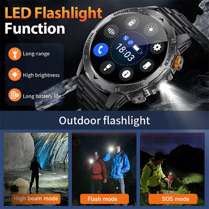 ⌚ 50% RABATT! 🏆 Smart Bluetooth Sportuhr – 1000mAh Akku, Fitness-Tracking & wasserdicht – Herzfrequenz, Schritte & Schlaf – Kompatibel mit iOS/Android 💪