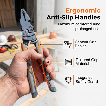🔧 50% RABATT! ✂️ Ratschenkabel-Drahtschneider-Zange – Gehärteter Stahl & Hebelwirkung – Saubere Schnitte für Kabel, Drähte & Bänder – ergonomischer Griff für ermüdungsfreies Arbeiten – ideal für Elektroinstallationen oder den täglichen Gebrauch 🛠️✨