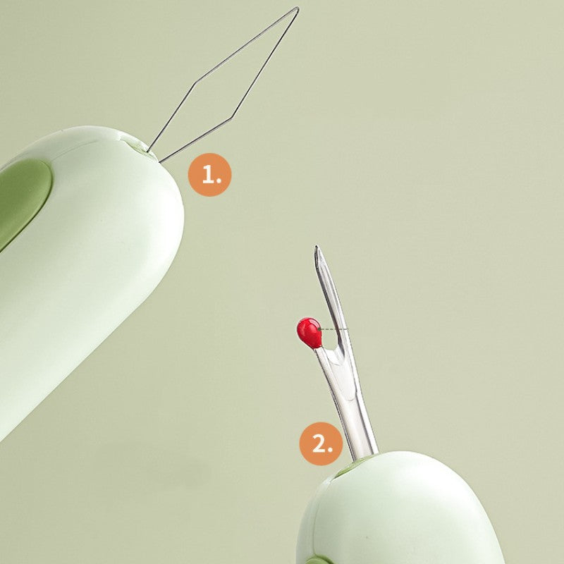 🔥 2+1 GRATIS!!🎁Nadeln im Handumdrehen einfädeln! Handlicher Nadeleinfädler