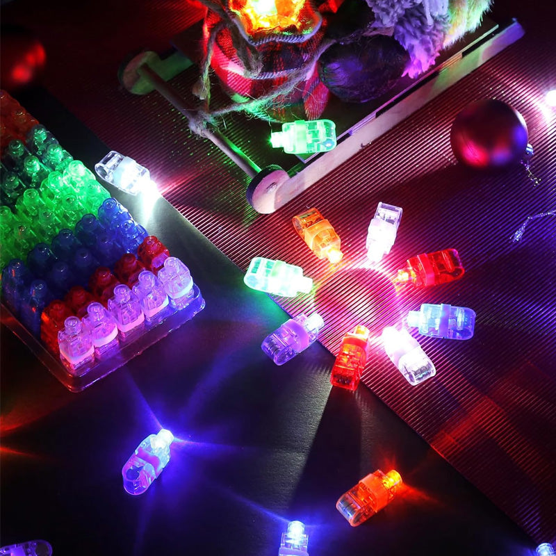 🥳2026 HOT SALE🥳LinkedList: 🎉💡 50% RABATT! Mini bunte LED-Fingerlichter – Helle mehrfarbige Leuchtwirkung, Ein-Tipp-Ein/Aus. Weiches elastisches Band sitzt bequem – perfekt für Partys, Konzerte und Kinderspiel! 🎶✨