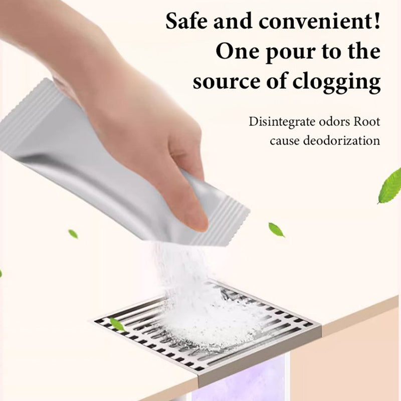 ⏳Zeitlich begrenztes Angebot⏳ 1+1 GRATIS – Abflussreinigungspulver gegen Verstopfungen und Gerüche, 4 × 30 g je Schachtel
