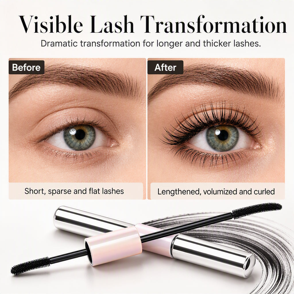 💧👁️ Doppelseitige wasserfeste Volumen-Mascara – mehr Volumen, präzise Definition & langanhaltender Halt ✨💖