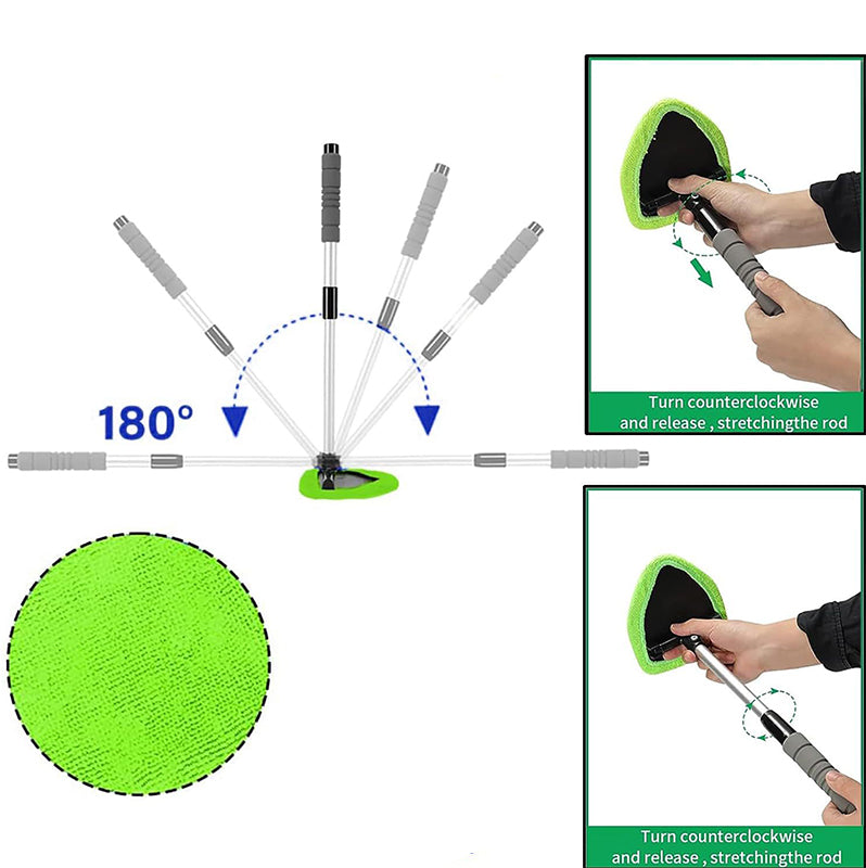⏳Zeitlich begrenztes Angebot⏳ Windschutzscheiben-Reinigungsset mit ausziehbarem Griff