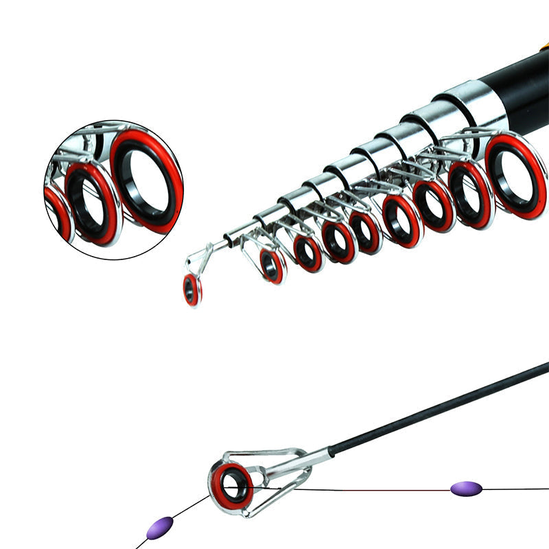🚨⌛Nur heute: 50% Rabatt!🎣🎒Komplettes Reise-Angel-Set + Tragetasche – ideal für Angler unterwegs