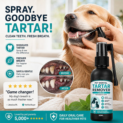 Sanftes Zahnpflege-Spray für Haustiere