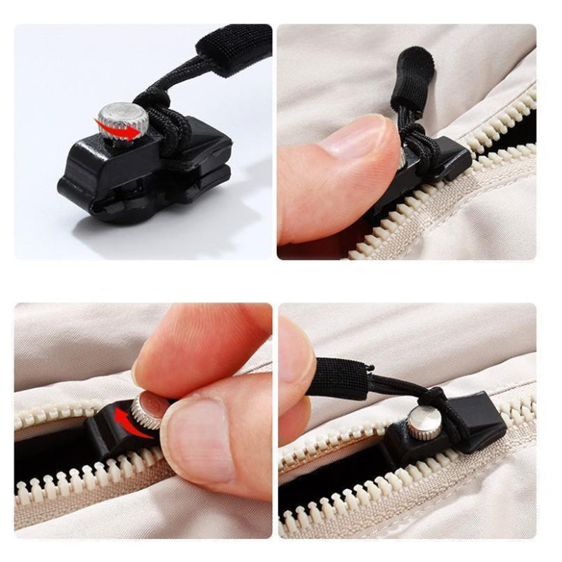 🧷 Reparaturset für Clip-On-Reißverschlussanhänger