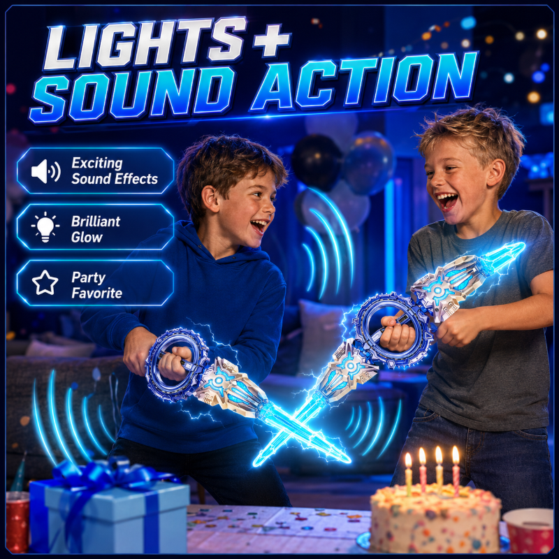 🥳 2026 TOP-ANGEBOT 🥳 ⚔️✨ 50 % RABATT!  🔋 Wiederaufladbares Lichtschwert mit zwei Klingen – 360° drehbar, ausziehbar, mit 24 Lichtmodi, Bewegungssounds und USB-C-Anschluss.