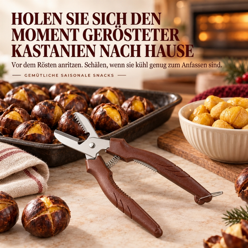 🌰 50% RABATT! 🔧 2-in-1 Kastanienschere – Ritzen & schälen in Sekunden ✨