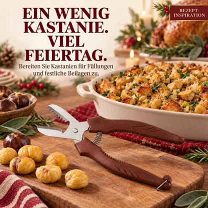 🌰 50% RABATT! 🔧 2-in-1 Kastanienschere – Ritzen & schälen in Sekunden ✨