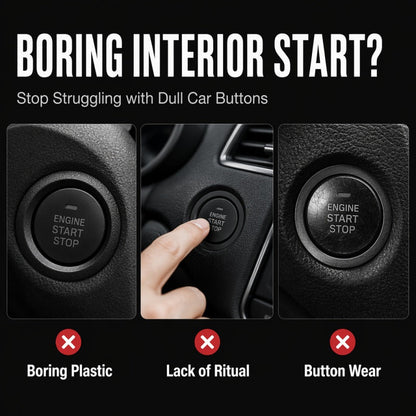 ⏳Zeitlich begrenztes Angebot⏳ Selbstklebender Hebelaufsatz für den Fahrzeug-Startknopf
