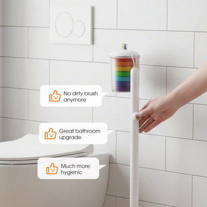 ✨JETZT 50 % RABATT!!✨Einweg-Toilettenbürsten-System mit Halterung