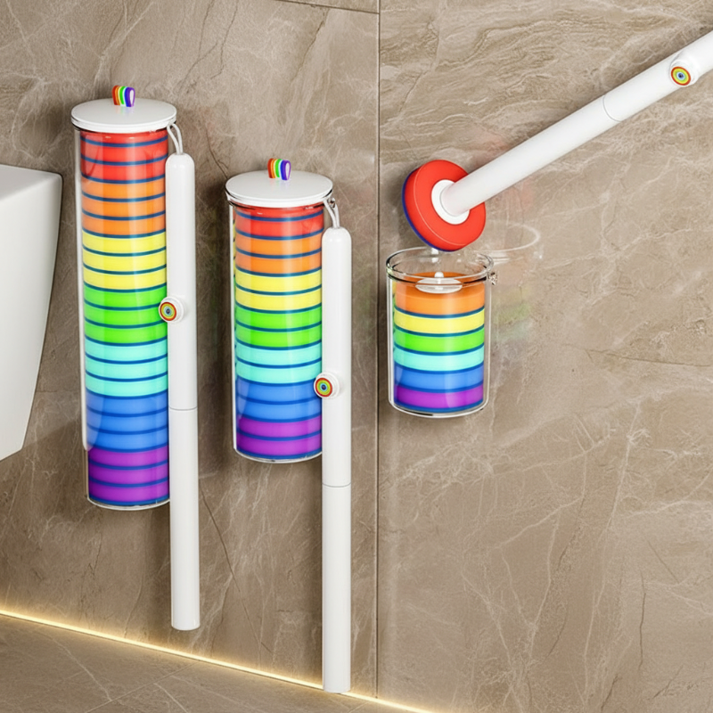 ✨JETZT 50 % RABATT!!✨Einweg-Toilettenbürsten-System mit Halterung