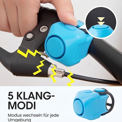 Elektrische Fahrradklingel mit 5 Modi