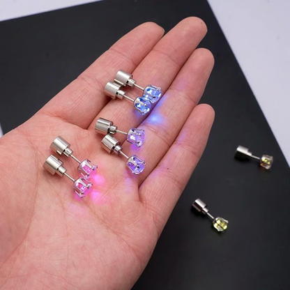 💡 50 % RABATT ✨ LED-leuchtende Ohrstecker, auffällig für Party, Festival und Nachtaktivitäten 🎉