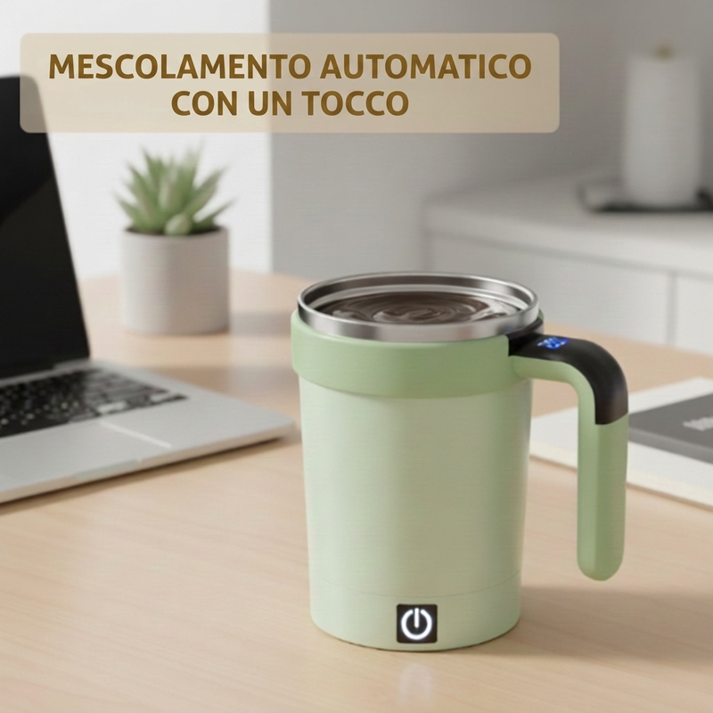 Automatischer Mixbecher mit intelligenter Temperaturanzeige