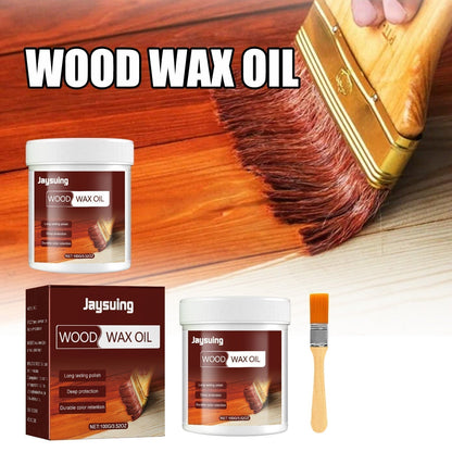 Limpiador y abrillantador de madera Scomeri de 99 g (3.5 oz) - Incluye cepillo de alta calidad