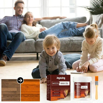 Limpiador y abrillantador de madera Scomeri de 99 g (3.5 oz) - Incluye cepillo de alta calidad