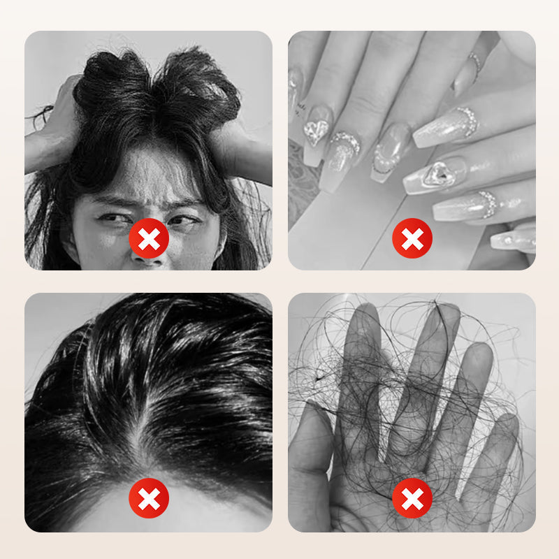 ⏳Nur für kurze Zeit – 50% RABATT⏰Haar- und Kopfhautmassagegerät aus weichem Silikon