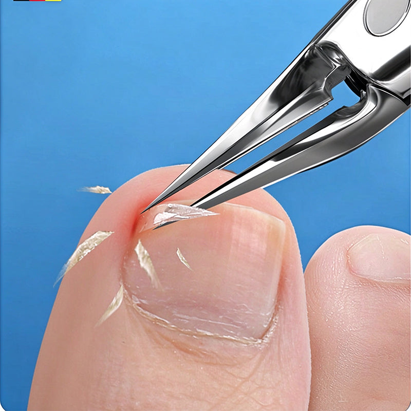 💅✨ JETZT: 50 % RABATT FÜR BEGRENZTE ZEIT – Extrem scharfe Nagelzange aus deutschem Stahl – Für eingewachsene Nägel – Doppel Funktion – Rostfrei – Waschbar – Professionelle Pediküre zu Hause 🦶🛡️