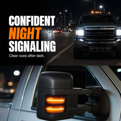 🚗Luces LED para espejos retrovisores laterales de camiones