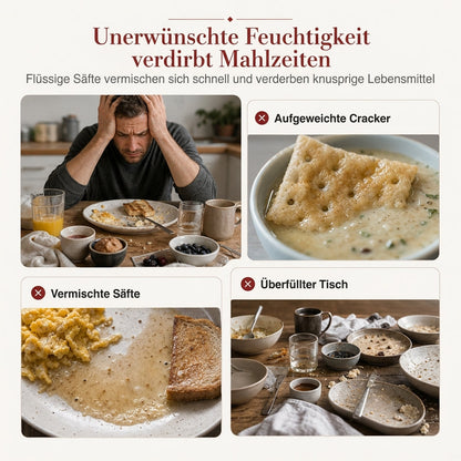 ⏳Zeitlich begrenztes Angebot⏳ Retro-Keramik-Auflaufform mit zwei Fächern und Griff – 20,5 × 17,5 × 5 cm, für Backen und Servieren