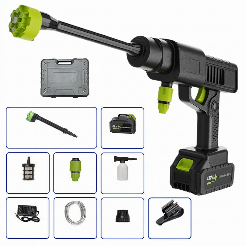 🔥50 % Rabatt🔥 Vatertagsgeschenk 🚗 Kabellose Hochdruckreiniger — Auto, Haus und Garten 💦